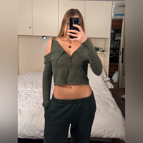 Zara Green Tank Top, S - Picture 1 of 5
